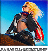 This fashion video project was shot in Littlerock, California. The "Rocketship" started life as a belly tank for a jet fighter. It was bought at surplus by a racer who turned it into a race car to run at the Bonneville salt flats in Utah. They fabricated a windshield, cut openings into the tank for the driver and the engine, added a front axle & rear axle and installed a 455 cubic inch (7.45 liters) Oldsmobile engine. The current owner bought the tank as a photographic prop. You can still see the list of sponsors on the side of the tank, Micky Thompson, Engle Cams, Burbank Speed and others.